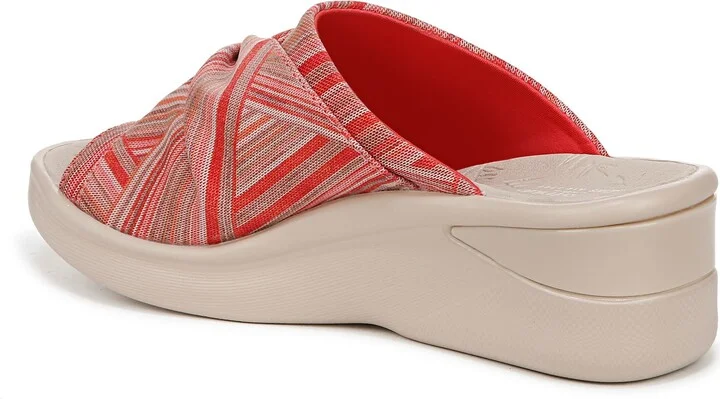 Smile 3 Open Toe Wedge Slide Sandal - Wide Width Available - Image 11