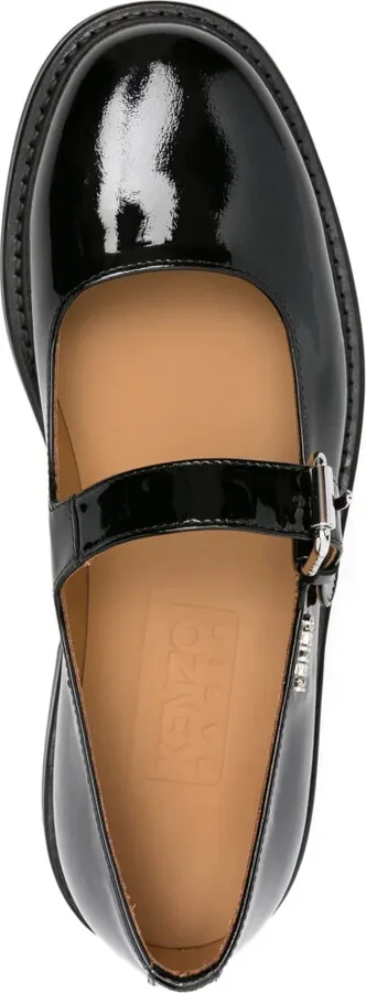 Smile buckle patent loafers - Image 4