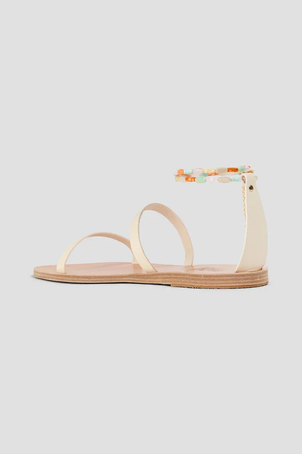 Smirni embellished leather sandals - Image 3