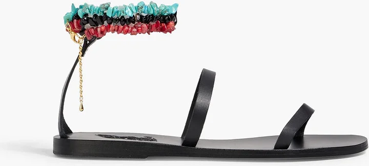 Smirni embellished leather sandals