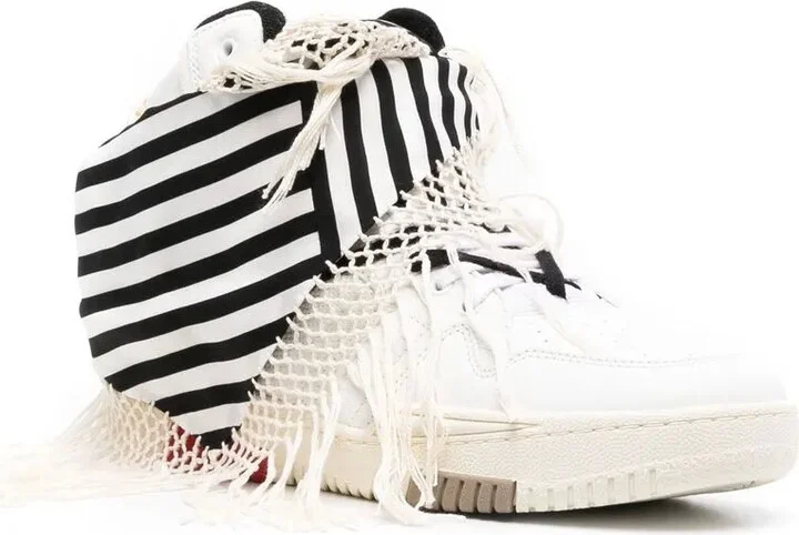 Smith bandana-detail high-top sneakers - Image 2