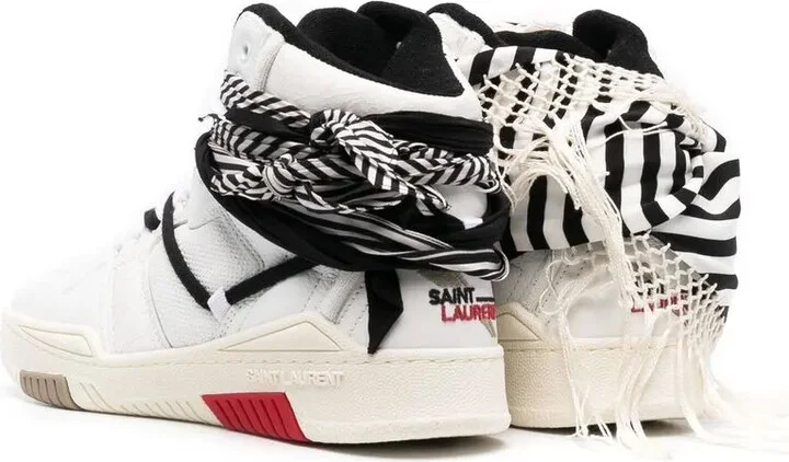 Smith bandana-detail high-top sneakers - Image 3