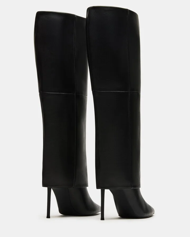 Smith Black Leather Wide Calf - Image 5