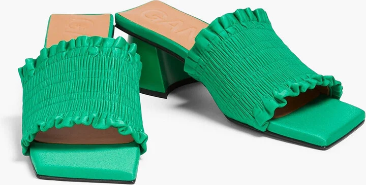 Smock 65 satin mules - Image 2