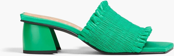 Smock 65 satin mules