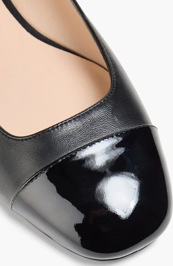 Smooth and patent-leather ballet flats - Image 4