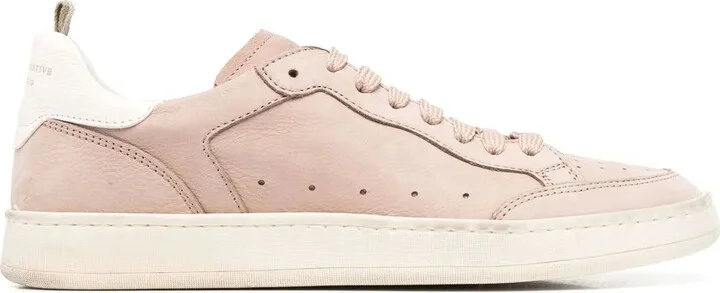 Smooth Lace-Up Sneakers