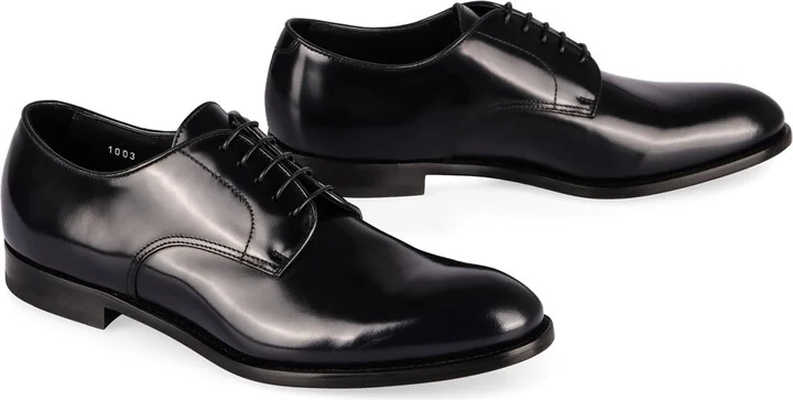 Smooth Leather Lace-up Shoes - Image 3