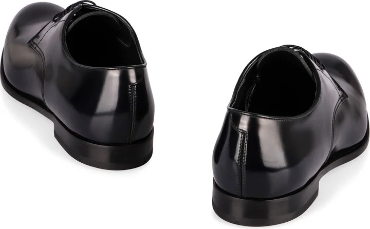 Smooth Leather Lace-up Shoes - Image 4