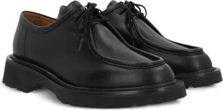 Smooth Leather Lace-Up Shoes - Image 2