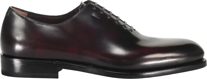 Smooth Leather Lace-up Shoes