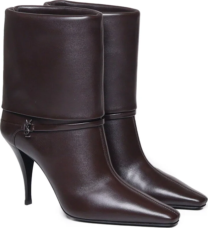 Smooth Leather Niki Ankle Boots - Image 2