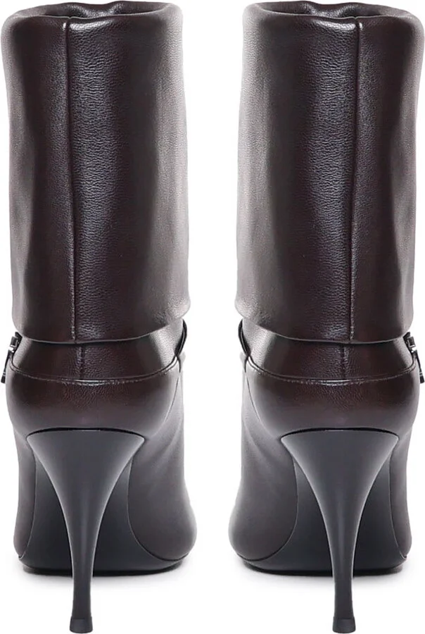 Smooth Leather Niki Ankle Boots - Image 3