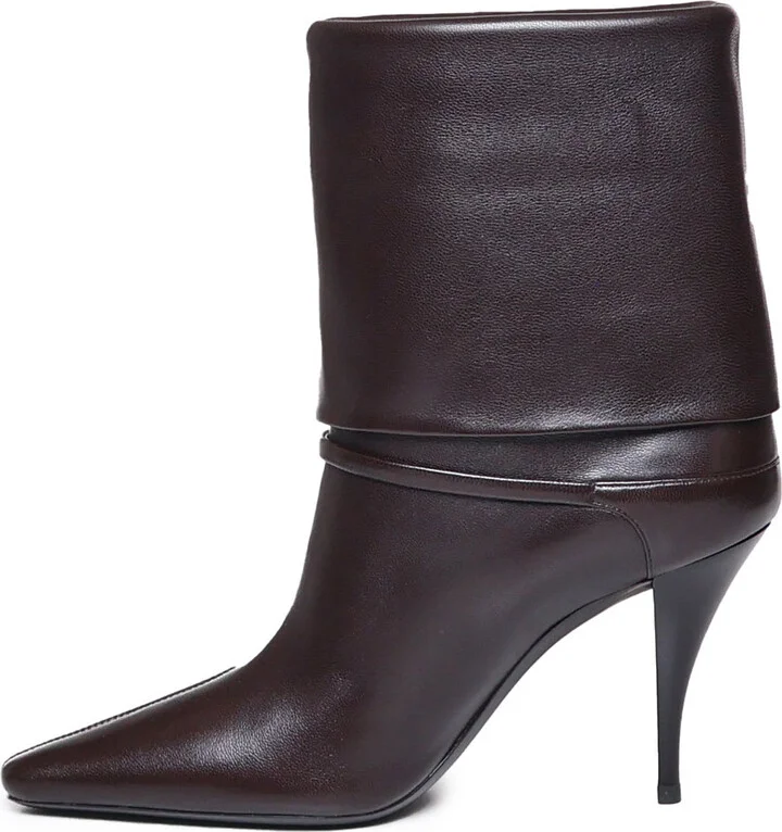 Smooth Leather Niki Ankle Boots - Image 4