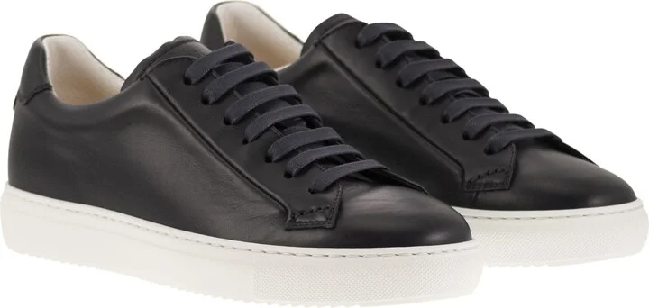 Smooth Leather Trainers - Image 4