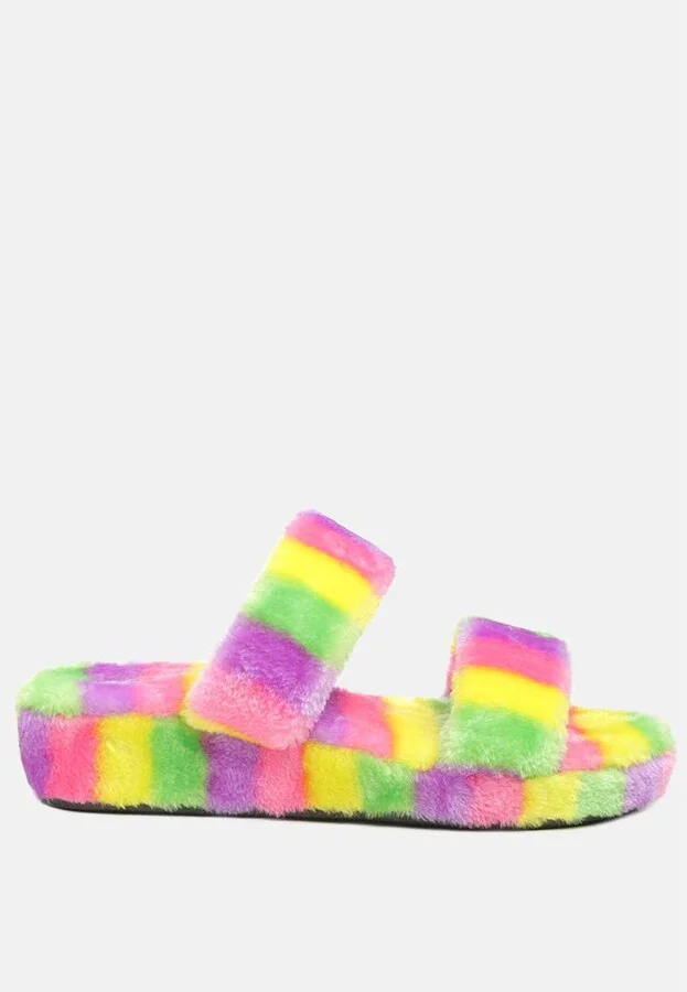Smoothie Fur Slip-On Flats