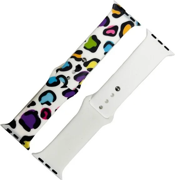Snake Designer 2 Pack Printed and Solid Apple Watch Band 38MM - Image 4