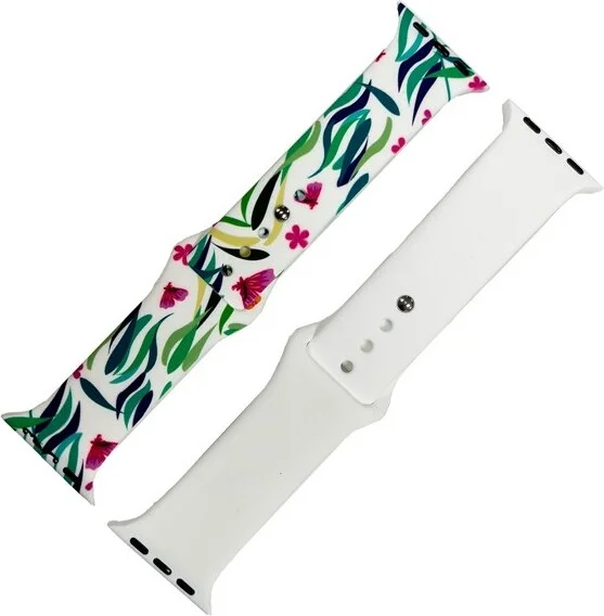 Snake Designer 2 Pack Printed and Solid Apple Watch Band 38MM - Image 5