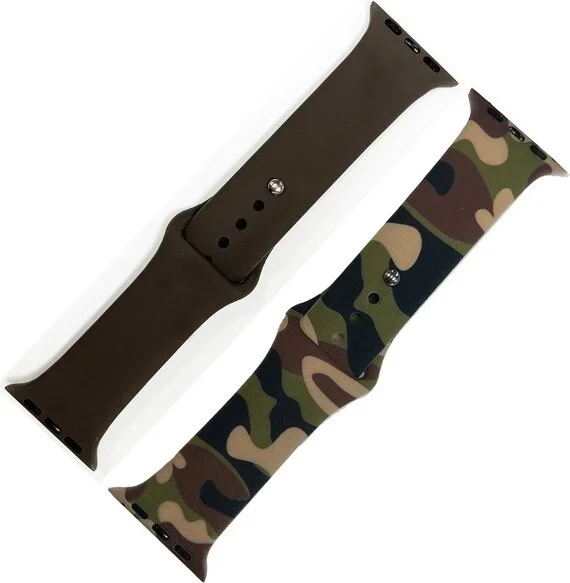 Snake Designer 2 Pack Printed and Solid Apple Watch Band 38MM - Image 8