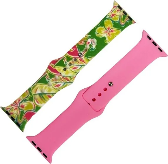 Snake Designer 2 Pack Printed and Solid Apple Watch Band 38MM - Image 9