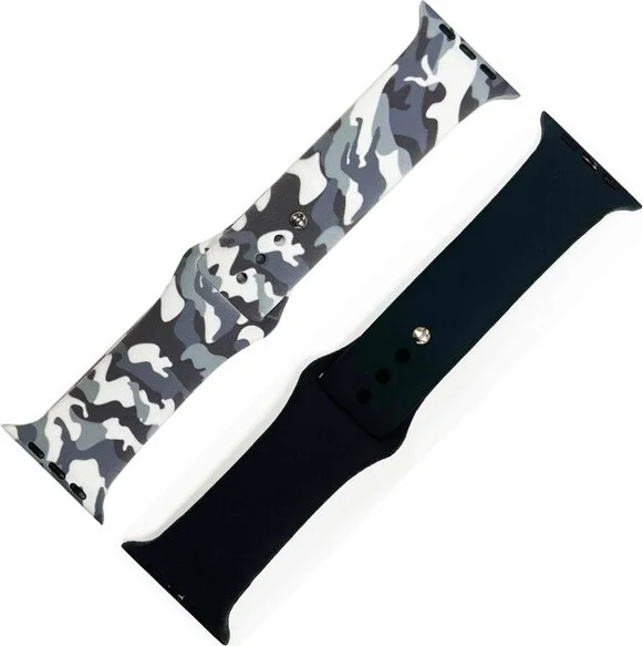 Snake Designer 2 Pack Printed and Solid Apple Watch Band 38MM - Image 10