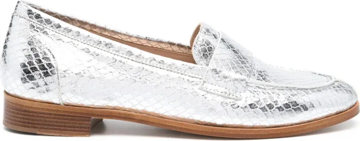 Snake-Effect Loafers