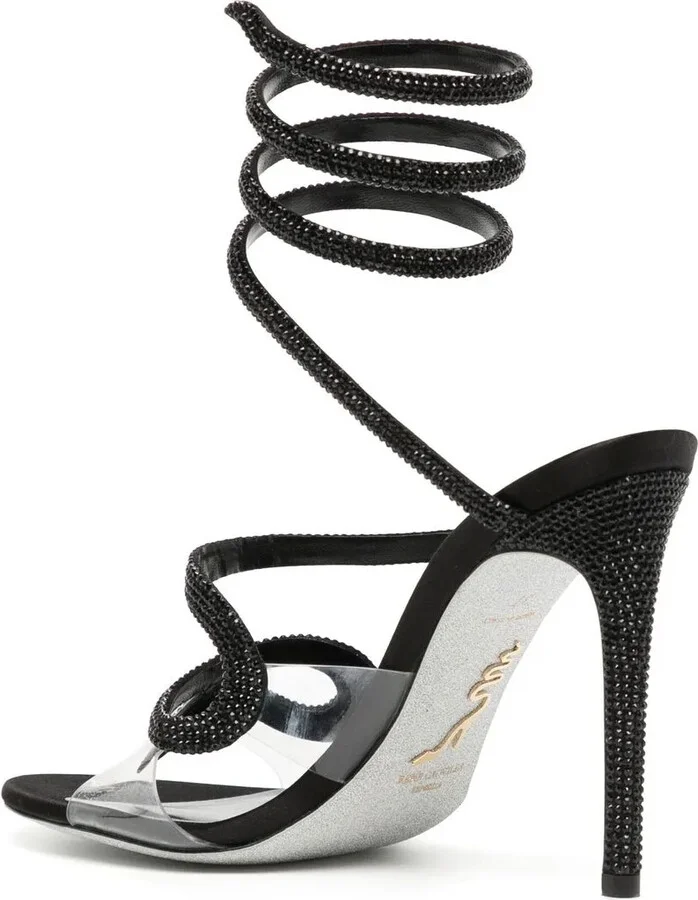 Snake embellished sandals - Image 3