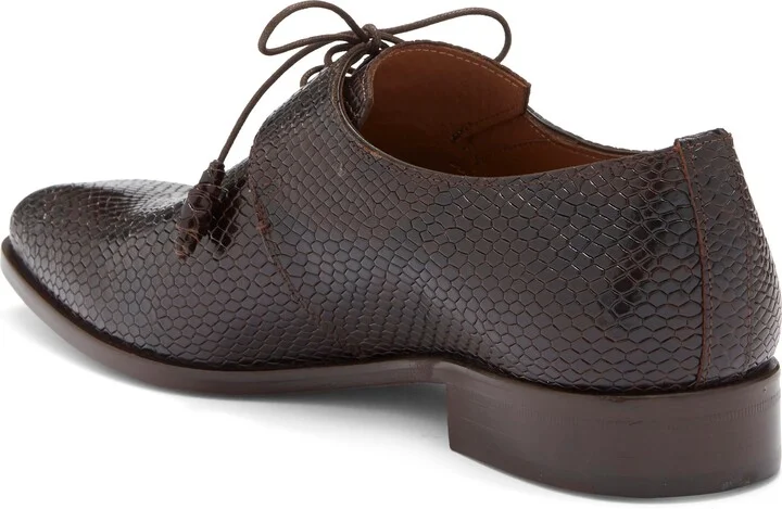Snake Embossed Derby - Image 2