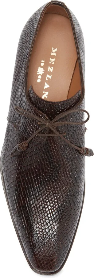Snake Embossed Derby - Image 5