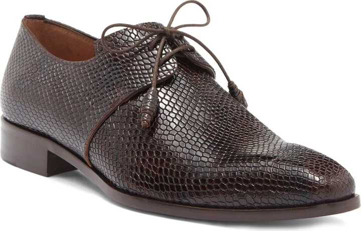 Snake Embossed Derby