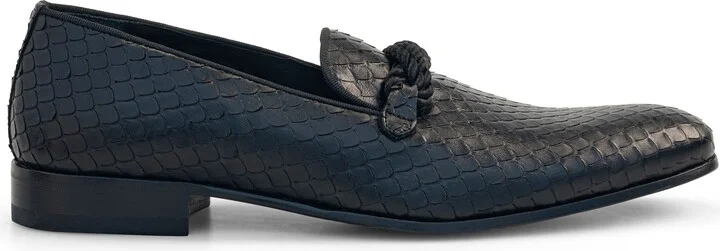 Snake Embossed Rope Loafer - Image 3