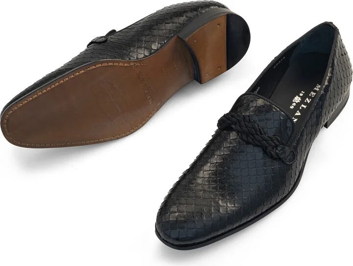 Snake Embossed Rope Loafer - Image 5