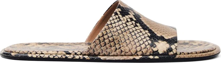 Snake Embossed Slide Sandal - Image 2