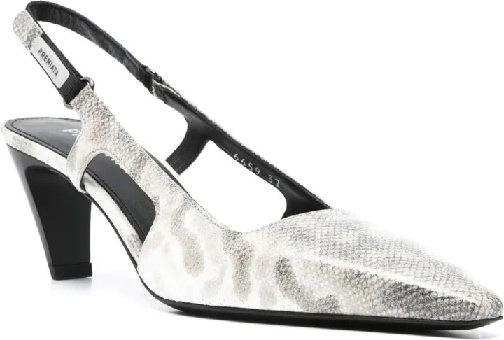 Snake-Print 70mm Pumps - Image 2