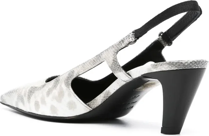 Snake-Print 70mm Pumps - Image 3