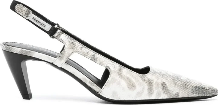 Snake-Print 70mm Pumps