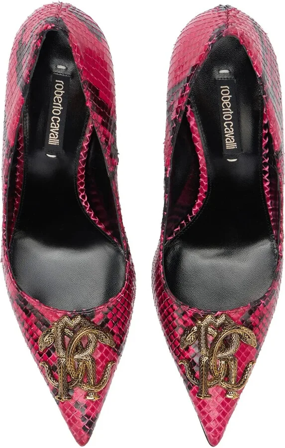 Snake-Print High Heel-Pumps - Image 4