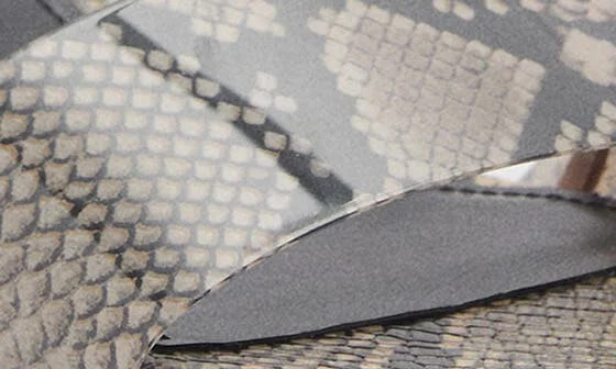 Snake Print Kitten Heel Slide Sandal - Image 5