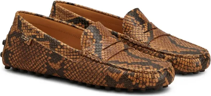 Snake-Print Loafers - Image 2