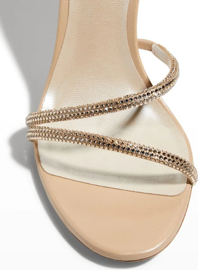 Snake-Wrap Strass Stiletto Sandals - Image 2