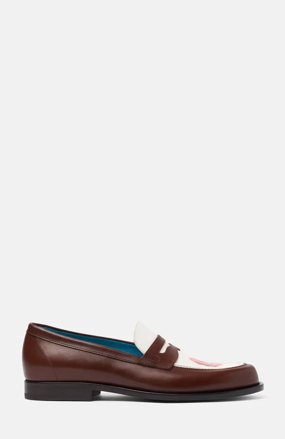 Eyes & Roses Brown - Calf