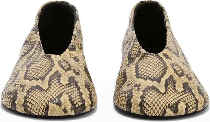 Snakeskin Ballerina Shoes - Image 4