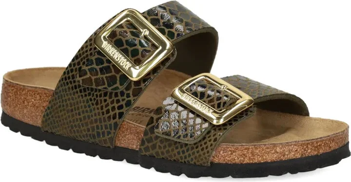 Snakeskin Buckle Sandals - Image 2