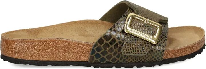 Snakeskin Buckle Sandals