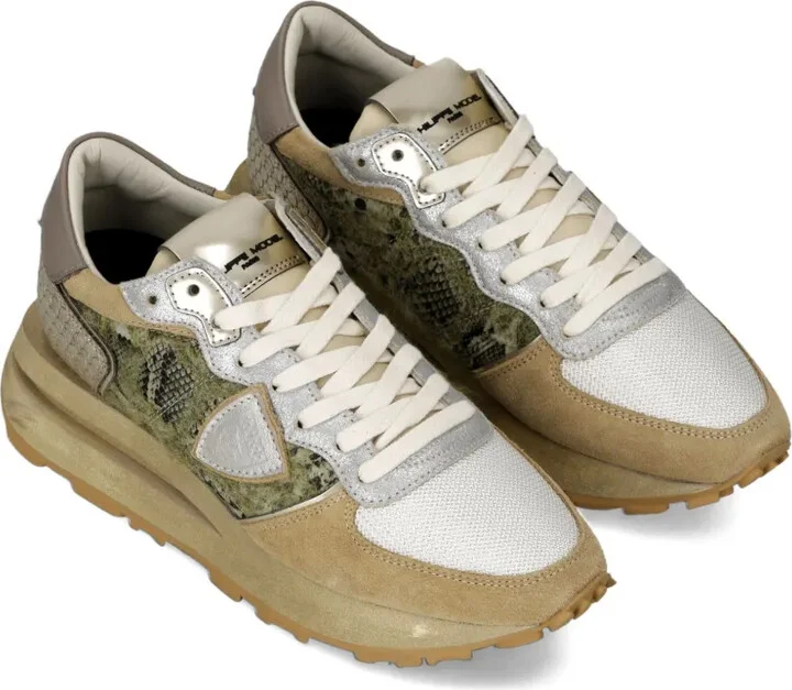Snakeskin-Detailed Trainers - Image 2