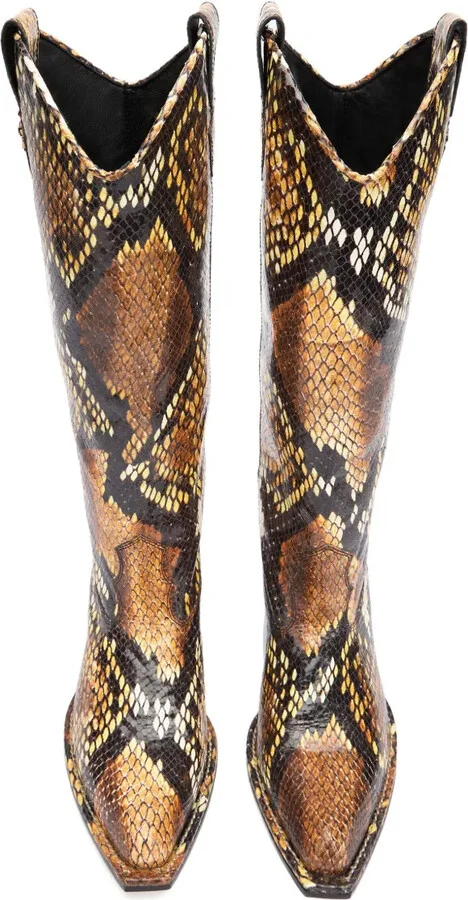 Snakeskin-Effect Boots - Image 3