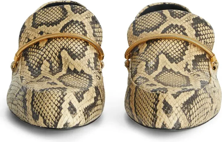 Snakeskin-Effect Loafers - Image 4