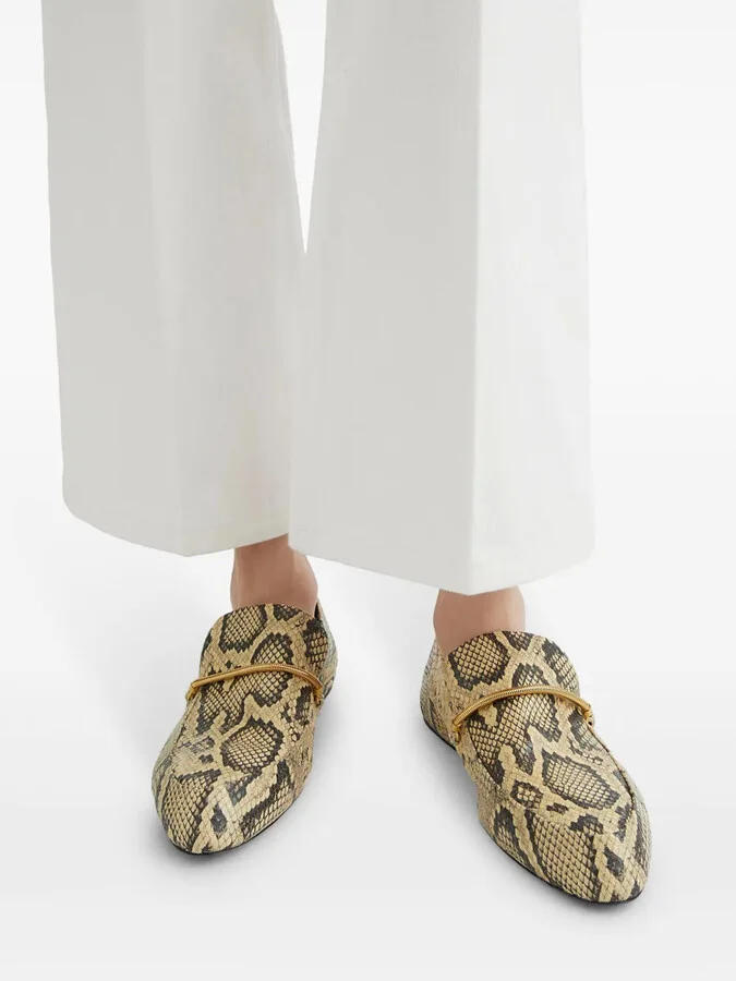 Snakeskin-Effect Loafers - Image 5