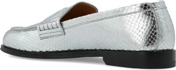 Snakeskin-Effect Loafers - Image 3