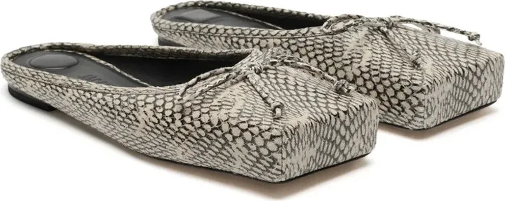 Snakeskin-Effect Mules - Image 2